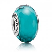 Pandora Beads Dazzling Murano Glass Teal Faceted Charm Jewelry Pandora Beads Dazzling Murano Glass Teal Faceted Charm Jewelry