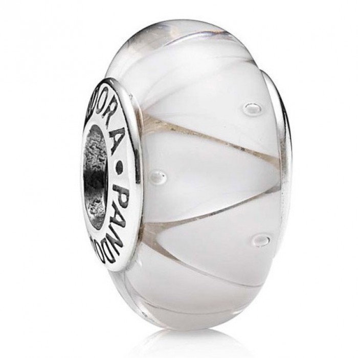 Pandora Beads Murano Glass And White Charm Jewelry
