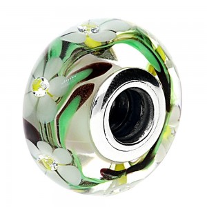 Pandora Beads Murano Glass Multi Coloured Floral Charm Jewelry