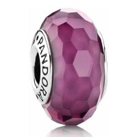 Pandora Beads Murano Glass Purple Faceted Charm Jewelry Pandora Beads Murano Glass Purple Faceted Charm Jewelry