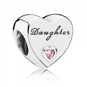 Pandora Charm Pink Daughters Love Family Jewelry