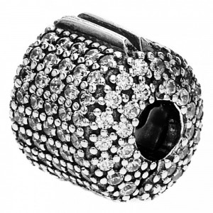Pandora Clips Barrel Sterling Silver Jewelry