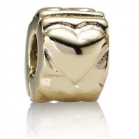 Pandora Clips Heart Love Gold Jewelry Pandora Clips Heart Love Gold Jewelry