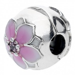 Pandora Clips Magnolia Bloom Floral Jewelry