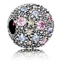 Pandora Clips Pale Pink Cosmic Stars Sterling Silver Jewelry Pandora Clips Pale Pink Cosmic Stars Sterling Silver Jewelry