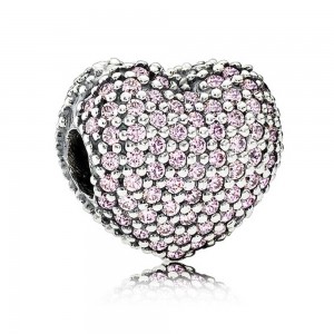 Pandora Clips Pink Open My Heart Love Jewelry