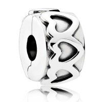 Pandora Clips Row Of Hearts Love Jewelry Pandora Clips Row Of Hearts Love Jewelry