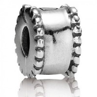 Pandora Clips Silver Beaded Edge Jewelry Pandora Clips Silver Beaded Edge Jewelry