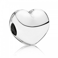 Pandora Clips Silver Matt Polished Heart Love Jewelry Pandora Clips Silver Matt Polished Heart Love Jewelry