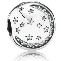 Pandora Clips Twinkling Night Moon And Stars Jewelry Pandora Clips Twinkling Night Moon And Stars Jewelry
