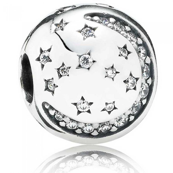 Pandora Clips Twinkling Night Moon And Stars Jewelry