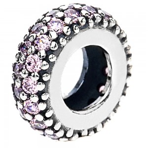 Pandora Spacers Blush Pink Eternity Silver Jewelry