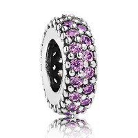 Pandora Spacers Fancy Purple Silver Jewelry Pandora Spacers Fancy Purple Silver Jewelry