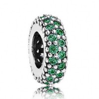 Pandora Spacers Green Silver Jewelry Pandora Spacers Green Silver Jewelry