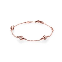 Pandora Bracelet Modern LovePods Rose Clear CZ Jewelry Pandora Bracelet Modern LovePods Rose Clear CZ Jewelry