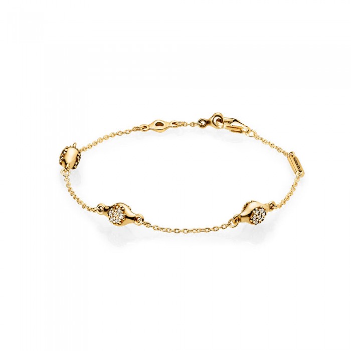 Pandora Bracelet Modern LovePods Shine Clear CZ Jewelry