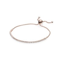 Pandora Bracelet Sparkling Strand Rose Clear CZ Jewelry Pandora Bracelet Sparkling Strand Rose Clear CZ Jewelry