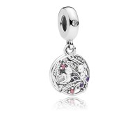 Pandora Charm Always By Your Side Dangle Colored CZ Purple Enamel Jewelry Pandora Charm Always By Your Side Dangle Colored CZ Purple Enamel Jewelry