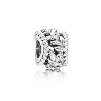 Pandora Charm Dazzling Grain Swirls Clear CZ Jewelry Pandora Charm Dazzling Grain Swirls Clear CZ Jewelry