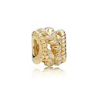 Pandora Charm Dazzling Grain Swirls Shine Clear CZ Jewelry Pandora Charm Dazzling Grain Swirls Shine Clear CZ Jewelry