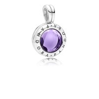 Pandora Charm Faceted Locket Dangle Synthetic Amethyst Jewelry Pandora Charm Faceted Locket Dangle Synthetic Amethyst Jewelry