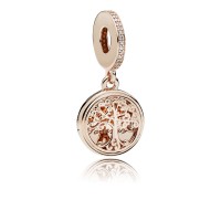 Pandora Charm Family Roots Dangle Rose Clear CZ Jewelry Pandora Charm Family Roots Dangle Rose Clear CZ Jewelry