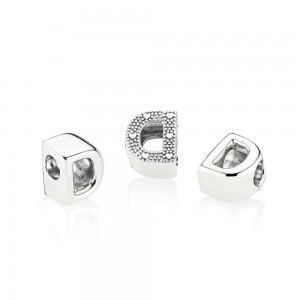 Pandora Charm Letter D Jewelry