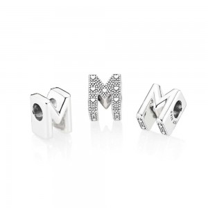 Pandora Charm Letter M Jewelry
