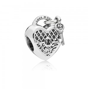 Pandora Charm Love You Lock Jewelry