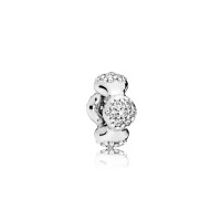 Pandora Charm Modern LovePods Spacer Clear CZ Jewelry Pandora Charm Modern LovePods Spacer Clear CZ Jewelry