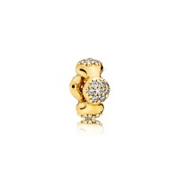 Pandora Charm Modern LovePods Spacer Shine Clear CZ Jewelry Pandora Charm Modern LovePods Spacer Shine Clear CZ Jewelry