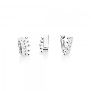 Pandora Charm Reflexions Crown Clip Clear CZ Jewelry