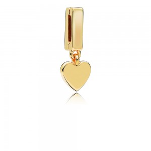 Pandora Charm Reflexions Floating Heart Clip Shine Jewelry