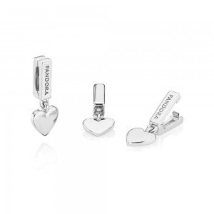 Pandora Charm Reflexions Floating Heart Clip Jewelry
