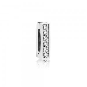 Pandora Charm Reflexions Timeless Sparkle Clip Clear CZ Jewelry