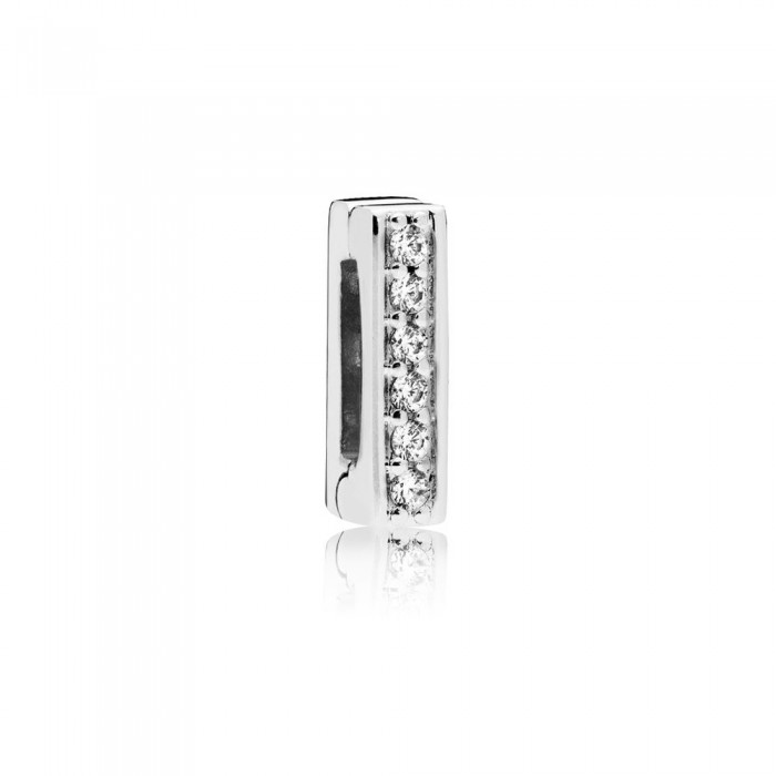 Pandora Charm Reflexions Timeless Sparkle Clip Clear CZ Jewelry