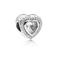 Pandora Charm Sparkling Love Clear CZ Jewelry Pandora Charm Sparkling Love Clear CZ Jewelry