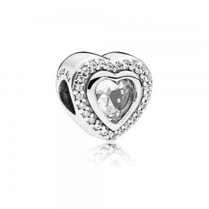 Pandora Charm Sparkling Love Clear CZ Jewelry