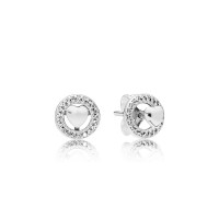 Pandora Earring Forever Hearts Clear CZ Jewelry Pandora Earring Forever Hearts Clear CZ Jewelry
