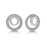 Pandora Earring Forever Signature Clear CZ Jewelry Pandora Earring Forever Signature Clear CZ Jewelry
