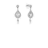 Pandora Earring Heraldic Radiance Clear CZ Jewelry Pandora Earring Heraldic Radiance Clear CZ Jewelry
