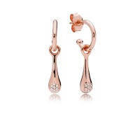 Pandora Earring Modern LovePods Rose Clear CZ Jewelry Pandora Earring Modern LovePods Rose Clear CZ Jewelry