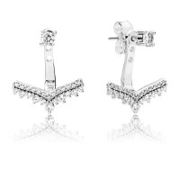 Pandora Earring Princess Wish Clear CZ Jewelry Pandora Earring Princess Wish Clear CZ Jewelry