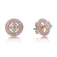 Pandora Earring Vintage Allure Rose Clear CZ Jewelry Pandora Earring Vintage Allure Rose Clear CZ Jewelry