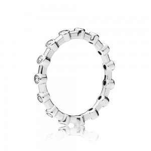 Pandora Ring Dazzling Dots Clear CZ Jewelry