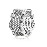 Pandora Ring Lace of Love Clear CZ Jewelry Pandora Ring Lace of Love Clear CZ Jewelry