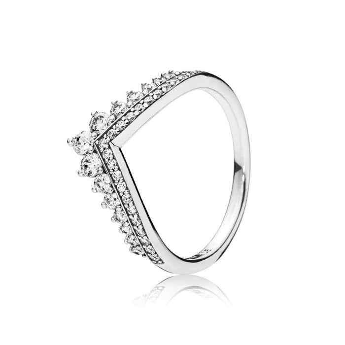 Pandora Ring Princess Wish Clear CZ Jewelry