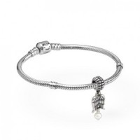 Pandora Bracelet Angel Wings Angels Complete Silver Jewelry Pandora Bracelet Angel Wings Angels Complete Silver Jewelry
