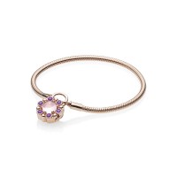 Pandora Bracelet Heraldic Radiance Padlock Rose Pink Purple Crystals Jewelry Pandora Bracelet Heraldic Radiance Padlock Rose Pink Purple Crystals Jewelry
