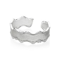 Pandora Bracelet Lace of Love Cuff Clear CZ Jewelry Pandora Bracelet Lace of Love Cuff Clear CZ Jewelry